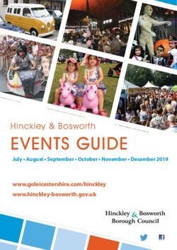 EVENTS GUIDE Hinckley & Bosworth - www.goleicestershire.com/hinckley www.hinckley-bosworth.gov.uk - Hinckley & Bosworth Borough ...