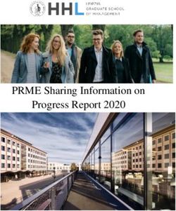 PRME Sharing Information on Progress Report 2020