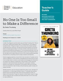 No One Is Too Small to Make a Difference - Penguin Random ...