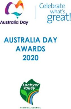 AUSTRALIA DAY AWARDS 2020 - Lockyer Valley Regional Council