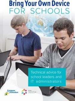 Bring Your Own Device - FOR SCHOOLS - Technical advice for school leaders and IT administrators - European Schoolnet