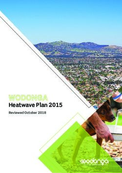 Heatwave Plan 2015 Reviewed October 2018 - Wodonga Council