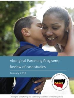 ABORIGINAL PARENTING PROGRAMS: REVIEW OF CASE STUDIES - JANUARY 2018 - ABSEC