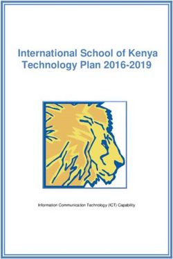 International School of Kenya Technology Plan 2016-2019