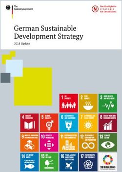 German Sustainable Development Strategy - 2018 Update - Bundesregierung