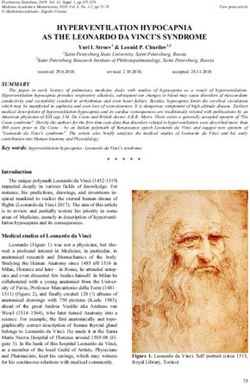 HYPERVENTILATION HYPOCAPNIA AS THE LEONARDO DA VINCI'S SYNDROME