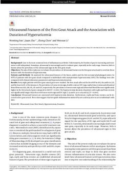 Ultrasound Features of the First Gout Attack and the Association with Duration of Hyperuricemia