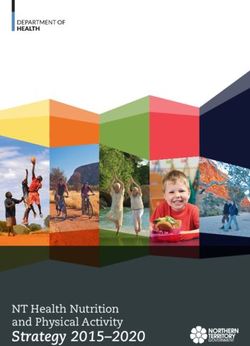 Strategy 2015-2020 NT Health Nutrition and Physical Activity 2020 ...