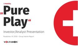 Investor/Analyst Presentation - Roadshow: H1 2018 - Group Interim Report - Voltabox