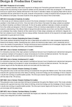 Design & Production Courses