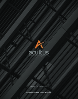 Commercial Real Estate Auction - Thursday 11th February 2021 Live Stream Auction - Acuitus