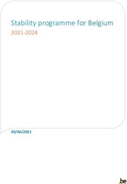 Stability programme for Belgium 2021-2024 - 30/04/2021 - European ...