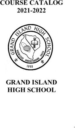 COURSE CATALOG - GRAND ISLAND HIGH SCHOOL 2021-2022