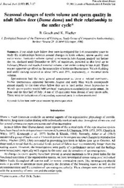 Seasonal changes of testis volume and sperm quality in adult fallow deer (Dama dama) and their relationship to the antler cycle - Bioscientifica