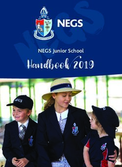 Handbook 2019 NEGS Junior School - NEGS Armidale