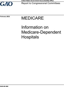 MEDICARE Information on Medicare-Dependent Hospitals - Report to Congressional Committees - Government ...