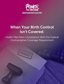 When Your Birth Control Isn't Covered: Health Plan Non-Compliance With the Federal Contraceptive Coverage Requirement - Power to Decide