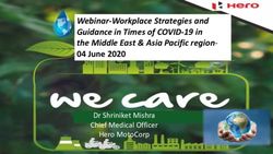 A Webinar-Workplace Strategies and Guidance in Times of COVID-19 in the Middle East & Asia Pacific region- 04 June 2020 - Global Centre for ...