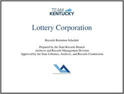 Lottery Corporation Records Retention Schedule Prepared By The State