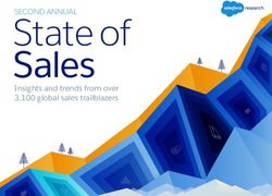 State of Sales Insights and trends from over 3,100 global sales trailblazers - Salesforce LIVE