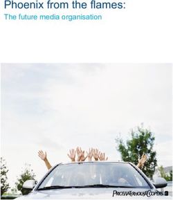 PHOENIX FROM THE FLAMES: THE FUTURE MEDIA ORGANISATION - PWC
