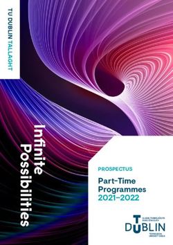 Part-Time Programmes 2021-2022 - PROSPECTUS fi - IT Tallaght