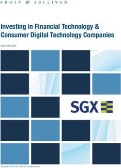 Investing in Financial Technology & Consumer Digital Technology Companies
