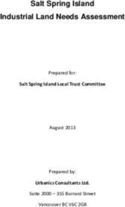 Salt Spring Island Industrial Land Needs Assessment - Salt Spring Island Local Trust Committee Urbanics Consultants Ltd - Islands ...