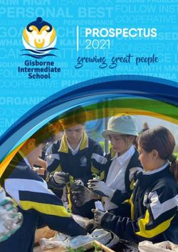 PROSPECTUS 2021 - Gisborne Intermediate School