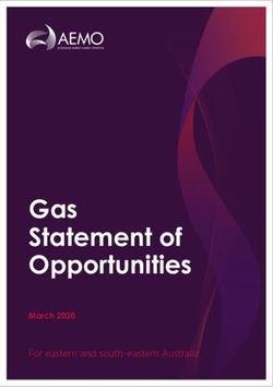 Gas Statement of Opportunities - For eastern and south-eastern Australia March 2020 - AEMO