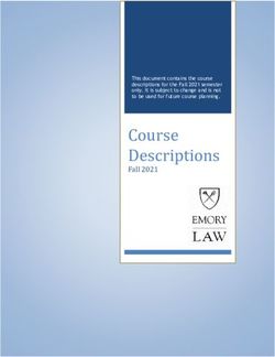 Course Descriptions Fall 2021 - Emory Law