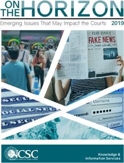 THEHORIZON Emerging Issues That May Impact the Courts 2019 - Knowledge & Information Services - National Center ...