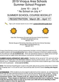 2019 Viroqua Area Schools Summer School Program - AWS