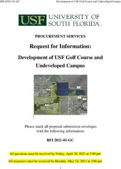 Request for Information: Development of USF Golf Course and Undeveloped Campus