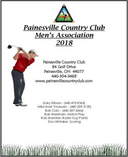 Painesville Country Club Men's Association 2018