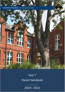 Year 7 Parent Handbook 2020 2021 - Castleford Academy