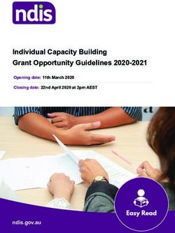 Individual Capacity Building Grant Opportunity Guidelines