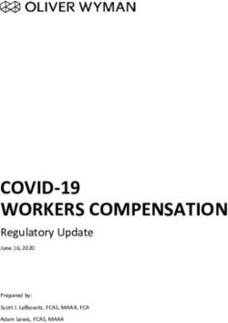 COVID 19 WORKERS COMPENSATION - Regulatory Update June 16, 2020 Prepared by: Scott J. Lefkowitz, FCAS, MAAA, FCA Adam Lewis, FCAS, MAAA - Oliver ...