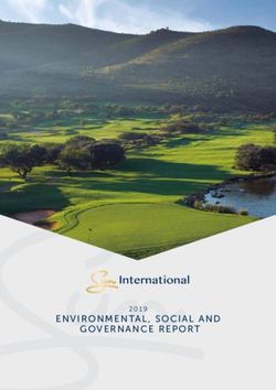ENVIRONMENTAL, SOCIAL AND GOVERNANCE REPORT