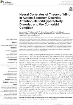 Neural Correlates of Theory of Mind in Autism Spectrum Disorder, Attention-Deficit/Hyperactivity Disorder, and the Comorbid Condition - Frontiers