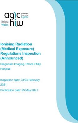 Ionising Radiation (Medical Exposure) Regulations Inspection (Announced) - Diagnostic Imaging, Prince Philip Hospital Inspection date: 23/24 ...