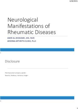 Neurological Manifestations of Rheumatic Diseases - Disclosure