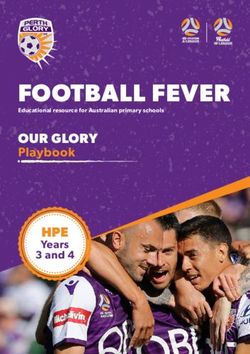 FOOTBALL FEVER OUR GLORY - Playbook - Perth Glory FC