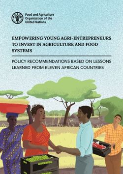POLICY RECOMMENDATIONS BASED ON LESSONS LEARNED FROM ELEVEN AFRICAN COUNTRIES - EMPOWERING YOUNG AGRI-ENTREPRENEURS TO INVEST IN AGRICULTURE AND ...
