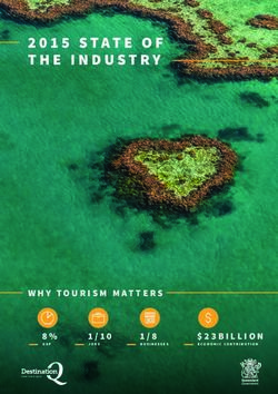 WHY TOURISM MATTERS Queensland Government publications