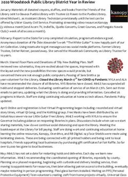 2020 Woodstock Public Library District Year in Review