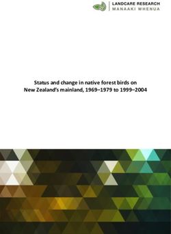 Status and change in native forest birds on New Zealand's mainland, 1969-1979 to 1999-2004 - Parliamentary Commissioner for the ...