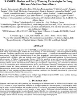 RANGER: Radars and Early Warning Technologies for Long Distance Maritime Surveillance