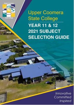 YEAR 11 & 12 2021 SUBJECT SELECTION GUIDE - Upper ...