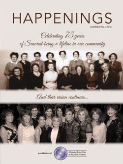 HAPPENINGSSUMMER/FALL 2018 - Celebrating 75 years of Seacrest being a lifeline in our community - Seacrest Village ...